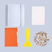 Sticker Collecting Album Reusable Sticker Book 40 Sheets -A5、a Spatula Size 8.4" x 6" (A5)