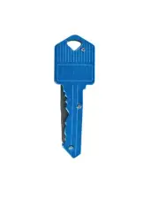 Blue Portable Outdoor Survival Camping Safety Accessory Mini Key Shape Knife