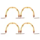 4 Pcs Teapot Handle Accessories Compact Grip Pots Bamboo Replacement