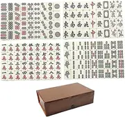 Mahjong Set Mahjong Tiles Set Chinese Mah Jong Game 149PCS/ Set Travel Mini Mahjong Set Chinese Mahjong Set for Kids Families Adults