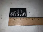 Custom Made Embroidered Detroit Skyline Patch Iron on or Sew On