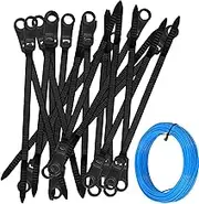 Zip Tie | Multifunctional Cable Straps with Screw Hole | 100x Reusable Wire Fasteners, Cord Management Tool for Home, Studio, Workshop