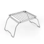 Mini BBQ Grill Stainless Steel Camping Grill Grate Outdoor Barbecue Accessories