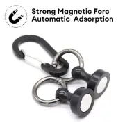 3Pcs Strong Magnetic Net Release Holder Clip Keychain Hook for Fly Fishing