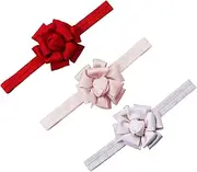 [Onedor] Baby Turban Knotted Elastic Bows Headbands Wrap Hair Accessories for Infant, Toddler, Newborn Girls