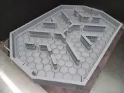Steiner Stadium Inspired Battletech Mech Arena - 3D Printed