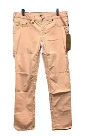 NWT TRUE RELIGION GRACIE TANGERINE LOW RISE STRETCH PANTS JEANS NEW SIZE 32