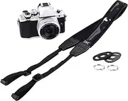 JJC Soft Neoprene Camera Shoulder Neck Strap for Canon EOS M6 M50 Mark II Sony ZV-E10 A7C II A6600 A6500 A6400 A6300 A6100 A6000 Fujifilm X-T4 X-E4 X100V Olympus OM-D E-M10 Mark III