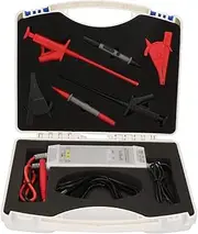 Oscilloscope Probe, DP10013 High Voltage Differential Probe 1300V 100MHz 3.5ns Rise Time 50X/500X for Power Device Testing and Evaluation