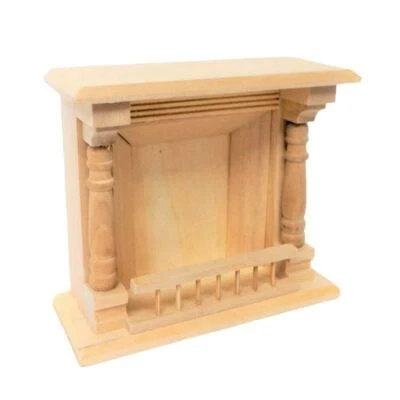 Melody Jane Dolls House Unfinished Fireplace Miniature 1:12 Scale Furniture