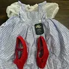 POTTERY BARN KIDS THE WIZARD OF OZ DORTHY HALLOWEEN COSTUME SIZE 7-8 YEARS