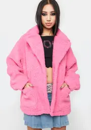 Melted Heart Teddy Jacket