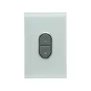 Clipsal Saturn Push Button Cooker Switch 45A Single Pole Ocean Mist