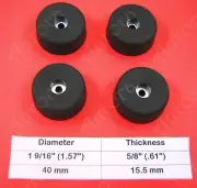 4 Rubber Feet (1.57" x .61") Amplifier, Receiver, Speaker, Electronic Components