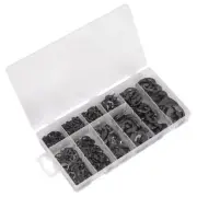 Sealey E-Clip Retainer Assortment 800pc Imperial AB013ER