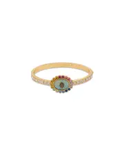 Kurt Geiger London Signature Eagle Vintage Opal Gem Bangle Bracelet