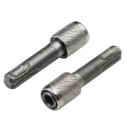 2Pcs Convenient Socket Adapter 1/4inch Hexagonal Shank Screwdriver Holder Drill