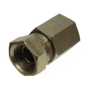 Apache 39004625 Steel Universal Hydraulic Adapter 1/4 Female x 1/4 Female in.