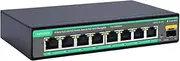 LINOVISION 2.5G Cloud Managed PoE Switch with 10G SFP Uplink, PoE Budget 130W, IEEE802.3af/at, 2.5G High Speed Network for Online Gaming, WiFi 6 AP, Office