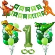 Dinosaur Balloons Jungle Themed Party Decorations Birthday Supplies Include Big