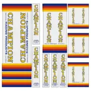 Champion - Striped decal set - old school bmx