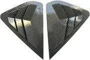 Compatible with Nissan Altima Sedan 2013-2018 Car Rear Louver Window Side Shutter Cover Trim Sticker Vent Scoop ABS Carbon Fiber Accessories(Carbon Fiber Look)