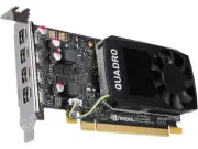 NEW! - Nvidia Quadro P1000 4GB Kit with 2 ADAPTERS - HP p/n 1ME01AA