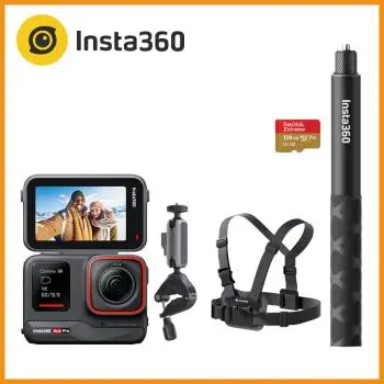 Insta360 ACE PRO 翻轉螢幕廣角運動相機 單車出遊 騎行套組 公司貨