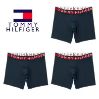 在飛比找momo購物網優惠-【Tommy Hilfiger】平口四角內褲 男士長版貼身內