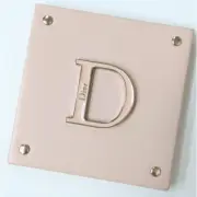 Christian Dior, Compact Double Mirror, Pink Silver, Used, good condition,leather