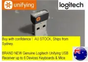 AU STOCK Genuine Logitech Unifying USB Dongle Receiver up to 6 Keyboard Mouse