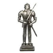 Boyle Metal Display Knight w/ Sword Handmade Ornament Home Room Decor 46cm