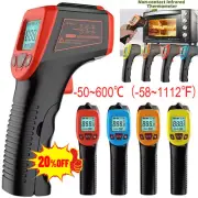 Digital Industrial Infrared Thermometer IR LCD Temperature Gun Laser Pyrometer w