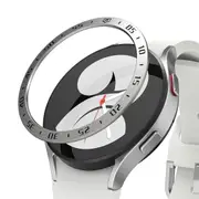 Ringke Samsung Galaxy Watch 4 40mm Bezel Styling Stainless Case Silver
