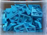 LEGO Parts - Medium Azure Wedge, Plate 2 x 2 Right - No 24307 - QTY 30