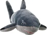 Wild Republic Black Tipped Shark Plush, Stuffed Animal, Plush Toy Gifts for Kids, Cuddlekins 20 Inches