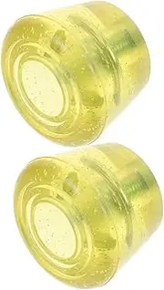 Toddmomy 1set Exercising Brake Blocks for Roller Skates Toe Stopper and Braking Cushion for Double Row Skates Sturdy Design for Use Transparent Screws Included