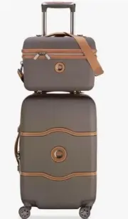 Delsey Chatelet Air 1.0 Beauty Case - Chocolate, NWT RRP$299