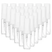20 Pcs 3ml Glass Mini Perfume Sample Bottle Empty Mini Spray Bottle, White