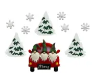 A Caroling We Will Go - Shelly's Buttons - Christmas Gnome Craft Sewing Scrap