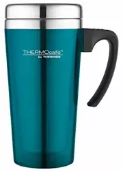 Thermos ThermoCaf Soft touch Travel Mug, Lagoon, 420 ml