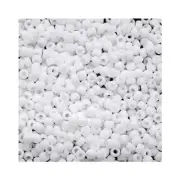 11/0 TOHO ROUND Opaque Frosted White Seed Bead (8g)