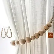 DECOAZUL Curtain tiebacks - Curtain holdbacks - Boho Decor - Bedroom Decor - Set of 2