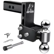 Trailer Hitches, Adjustable Trailer Hitch Ball Mount - Fits 2.5" Dual Ball