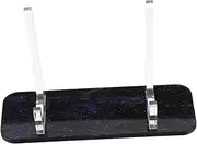 iplusmile Acrylic Display Rack Compact Plate Stand for Decorative Plates Art and Signs Stylish and Lightweight Holder for Home Decor and Organizing Deep Design