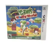 Poochy & Yoshi's Woolly World (3DS, 2017) Brand New Factory Sealed US Version