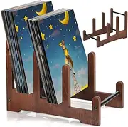 Record Storage | Album Storage Shelf Wood,3-Layer Photo Display Holder for Living Room Bedroom, Album Collection Shelf
