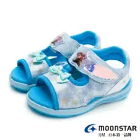 在飛比找momo購物網優惠-【MOONSTAR 月星】童鞋迪士尼冰雪奇緣電燈涼鞋(藍)
