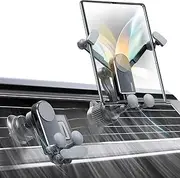 Z Fold 5 Car Mount, [2 Pack Hooks] Z Fold 4 Car Mount, Samsung Galaxy Z Fold 5 4 3 Car Mount [Fit Thick Case] Car Vent Clip for Z Fold 5 4 3 2 s23 22 21 Ultral Google Pixel Fold iPhone