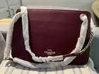 NWT Coach 78798 Bryant Convertible Carryall Deep Red Leather Bag,value Of $395